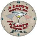 Vintage-Retro Ladys Gotta Do Wall Clock