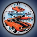 Vintage-Retro  1969 Camaro Z28 Lighted Wall Clock