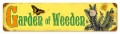 Vintage-Retro Garden Weeden Metal-Tin Sign