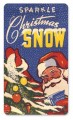 Vintage-Retro Sparkle Snow Metal-Tin Sign