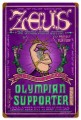 Retro Zeus Supporter  the Joker of Jupiter Tin Sign