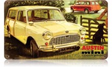 Vintage-Retro Austin Mini Countryman Metal-Tin Sign