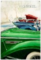 Vintage-Retro Tricolor Tin-Metal Sign LARGE