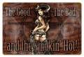 Vintage-Retro Smokin Hot Metal-Tin Sign