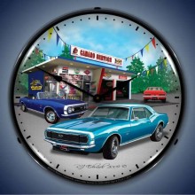 Vintage-Retro  1967 Camaro Lighted Wall Clock
