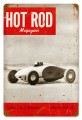 Vintage-Retro Hot Rod Magazine January 1949 Cover Metal-Tin Sign