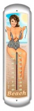 Vintage-Retro Beach Girl Thermometer