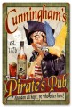 Vintage-Retro Pirates Pub Metal-Tin Sign - Personalized