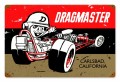 Vintage-Retro Drag Master Metal-Tin Sign
