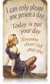 Vintage-Retro Not Your Day Metal-Tin Sign