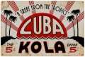 Vintage-Retro Cuba Kola Metal-Tin Sign LARGE