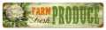 Vintage-Retro Fresh Produce Metal-Tin Sign