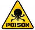 Vintage-Retro Poison Triangle Metal-Tin Sign