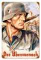 Vintage-Retro Der Ubermensch Metal-Tin Sign