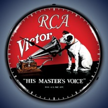 Vintage-Retro  RCA Victor Lighted Wall Clock