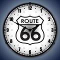 Vintage-Retro  Route 66 Lighted Wall Clock
