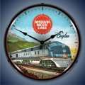 Vintage-Retro  Missouri Pacific Sales Lighted Wall Clock