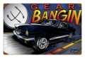 Retro Mustang Gear Tin Sign