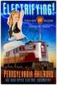 Vintage-Retro Pennsylvania Electric Metal-Tin Sign LARGE