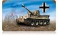 Vintage-Retro Rommel Tiger Metal-Tin Sign