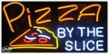 Neon Business Sign - Pizza by the Slice