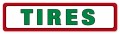 Retro Texaco Tires Tin Sign 20 x 5  Inches