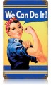 Vintage-Retro Rosie Metal-Tin Sign