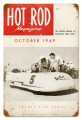 Vintage-Retro Hot Rod Magazine October 1949 Cover Metal-Tin Sign