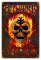 Vintage-Retro Hell Rider Metal-Tin Sign