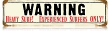 Vintage-Retro Heavy Surf Metal-Tin Sign