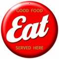Vintage-Retro Eat Metal-Tin Sign
