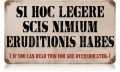 Vintage-Retro Over Educated Metal-Tin Sign