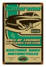 Vintage-Retro Wall of Legends Metal-Tin Sign
