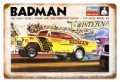 Vintage-Retro Badman Metal-Tin Sign