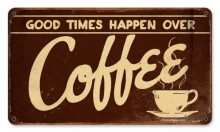 Vintage-Retro Coffee Metal-Tin Sign RPC146