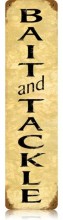 Vintage-Retro Bait and Tackle Metal-Tin Sign
