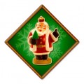 Vintage-Retro Santa Crown Metal-Tin Sign