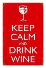 Vintage-Retro Keep Calm Tin-Metal Sign