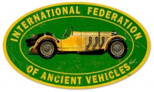 Vintage-Retro Ancient Vehicle Metal-Tin Sign