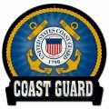 Vintage-Retro Coast Guard Round Banner Metal-Tin Sign