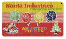 Vintage-Retro Frosted Lights Metal-Tin Sign