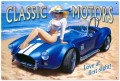 Vintage-Retro Classic Motors Metal-Tin Sign LARGE