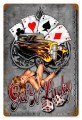 Vintage-Retro Gettin Lucky Metal-Tin Sign