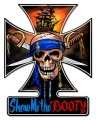 Vintage-Retro Pirate Cross Iron Cross Metal-Tin Sign