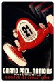 Vintage Nations Grand Prix 24 x 16 inches Tin Sign