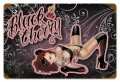 Vintage-Retro Black Cherry Metal-Tin Sign LARGE
