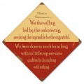 Vintage-Retro Mission Statement Metal-Tin Sign