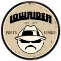 Vintage-Retro Lowrider Parts Service Round Metal-Tin Sign
