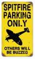 Vintage-Retro Spitfire Parking Metal-Tin Sign