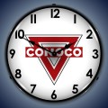 Vintage-Retro  Conoco Lighted Wall Clock
